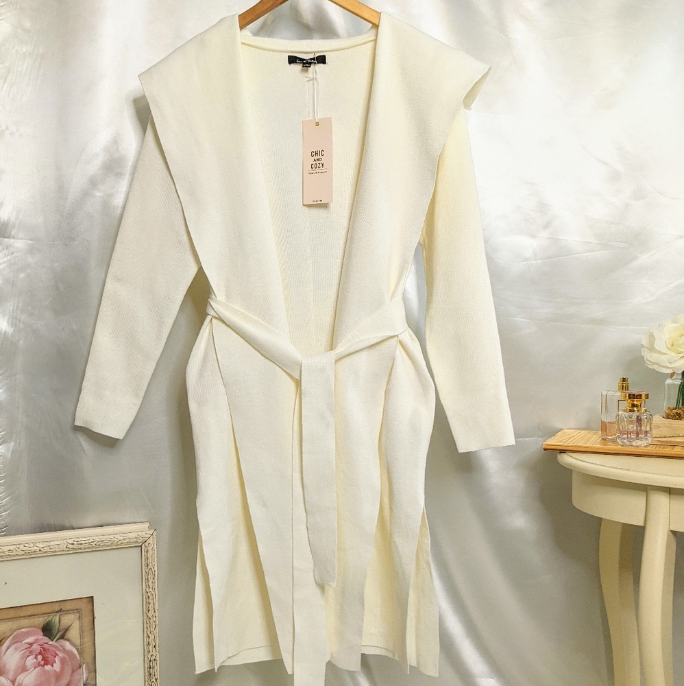 Waterfall Belted Coat